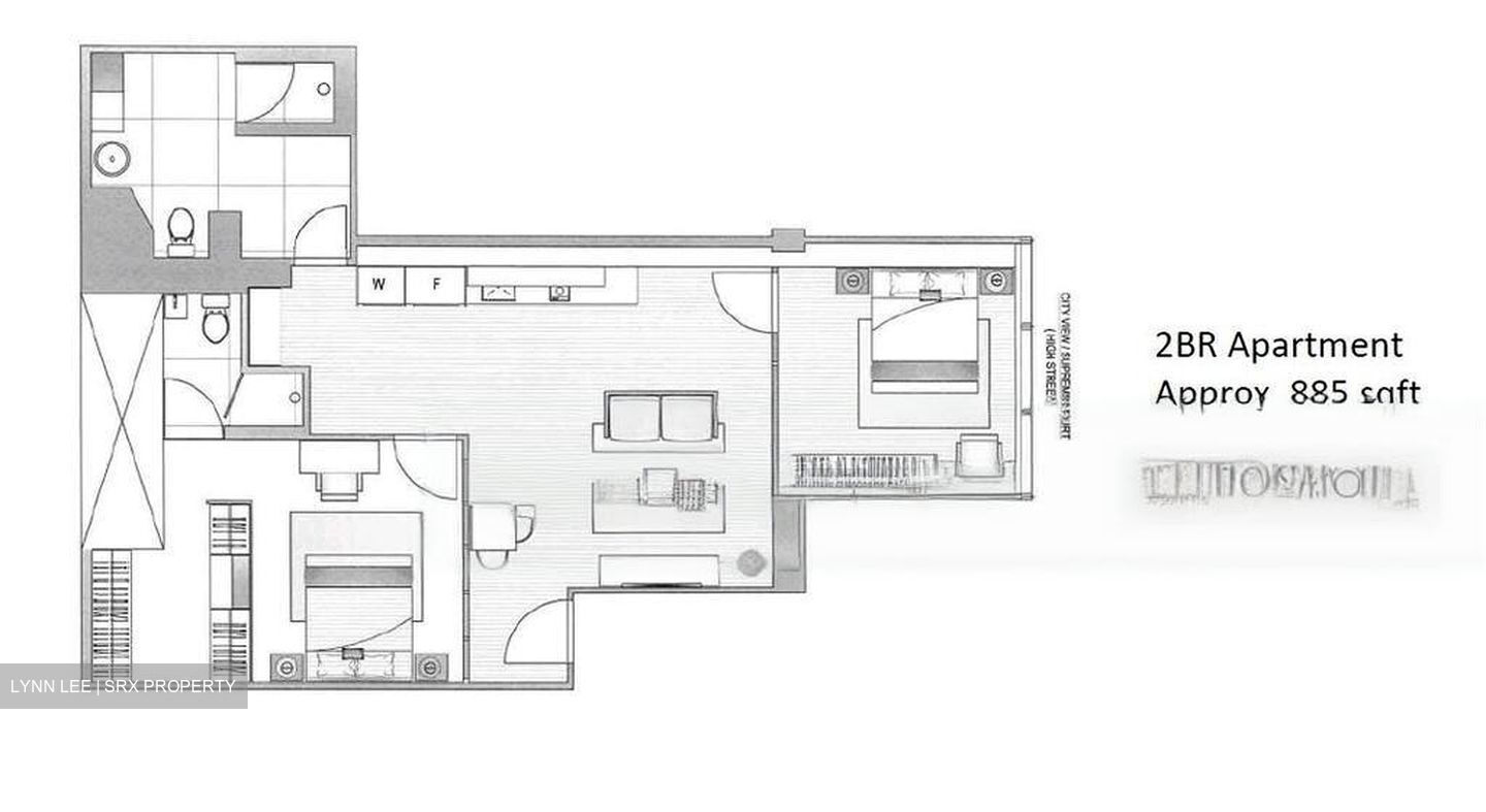 High Street Centre (D6), Apartment #465151931